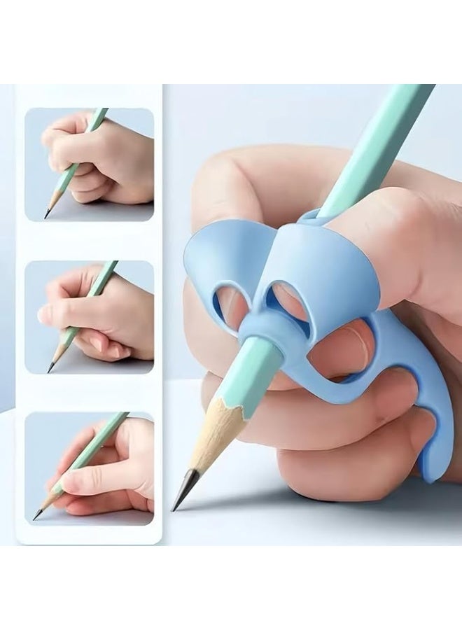 Silicone Pencil Grip for Children, 5-Finger Positioning Design, 7.8 x 4 cm, Multi-Colour - Image 4